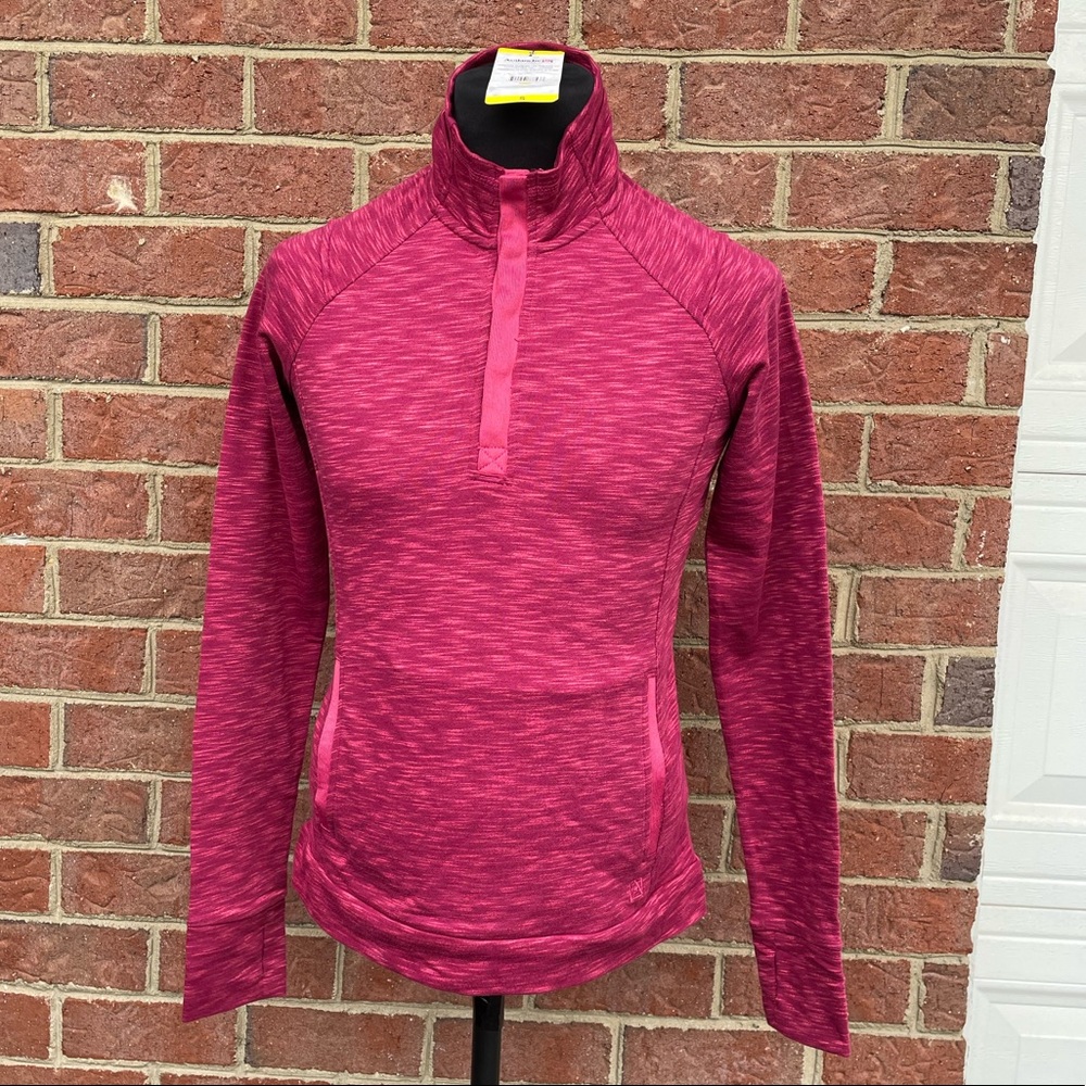Maroon Avalance Ladies Loma Snap Pullover Size Small